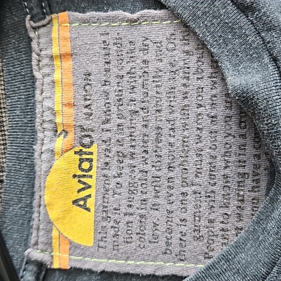 Aviator Nation long sleeve logo t-shirt. Size S - Picture 3 of 3